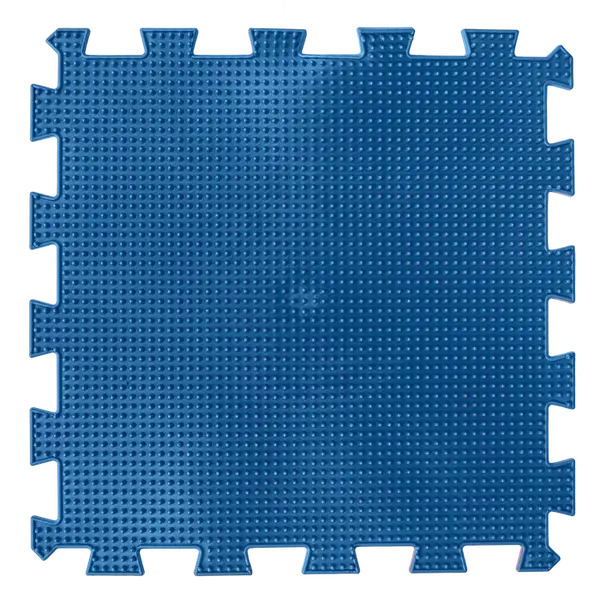 Covoras ortopedic pentru masaj Puzzle "Mix" 6 elemente, Ciupercă albastră_2000000114293_Pebebe
