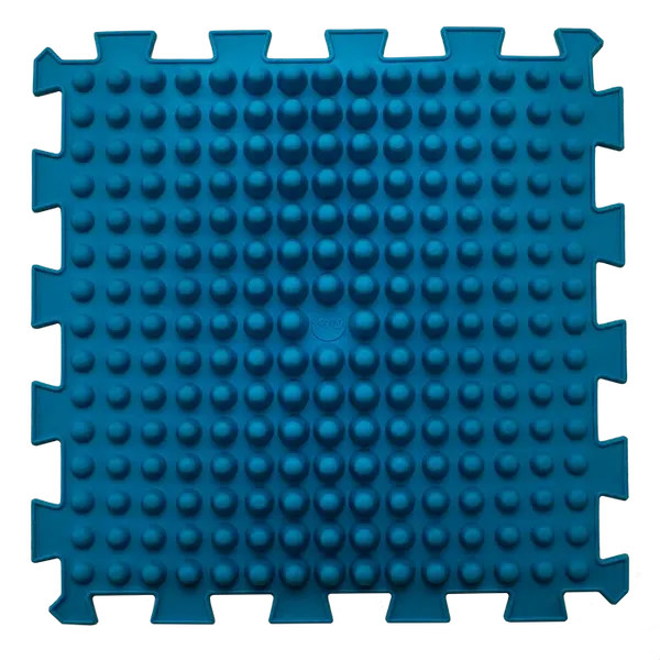Covoras ortopedic pentru masaj Puzzle "Mix" 6 elemente, Ciupercă albastră_2000000114293_Pebebe