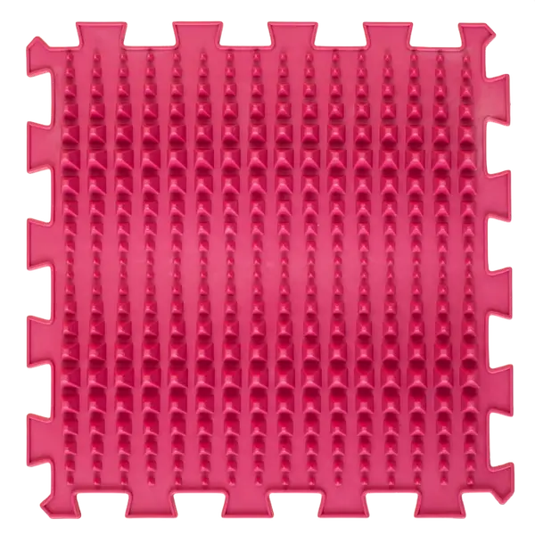 Covoras ortopedic pentru masaj Puzzle "Mix" 6 elemente, Ciupercă roz_2000000114309_Pebebe