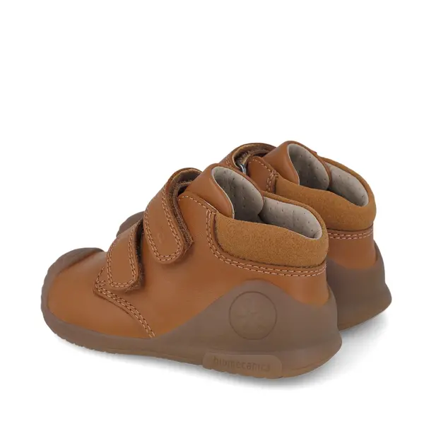 Ghete Biomecanics Baieti, piele naturala, primii pași, sustinere calcai, BioGateo, culoare maro_251133-B087-19_Pebebe
