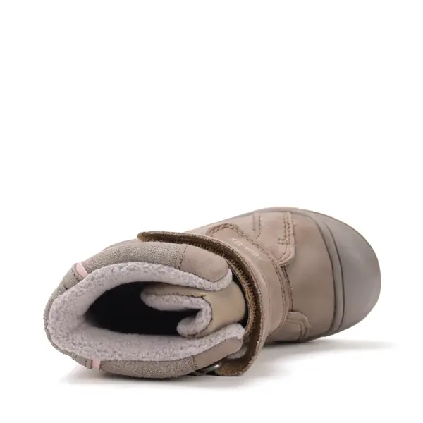 Ghete cu supinatie Ponte20 fete, impermeabile, piele naturala, captuseala textila, maro deschis cu roz_DA06-5-2883C-22_Pebebe