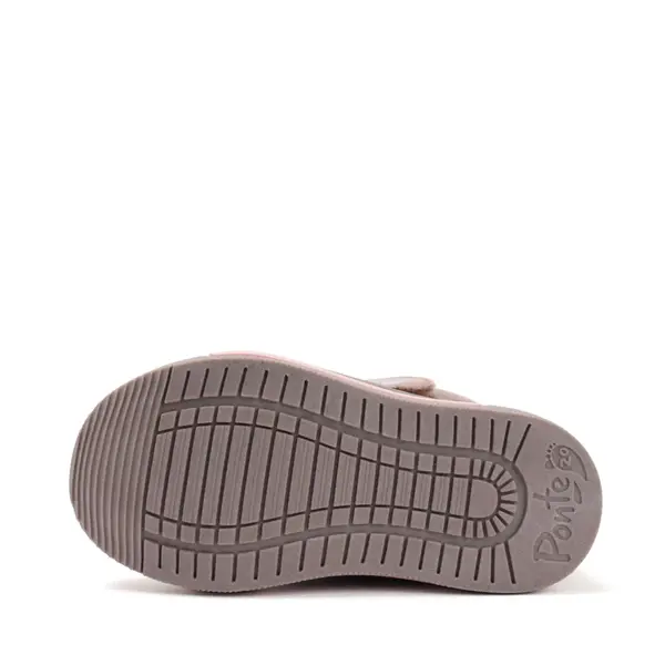 Ghete cu supinatie Ponte20 fete, impermeabile, piele naturala, captuseala textila, maro deschis cu roz_DA06-5-2883C-22_Pebebe