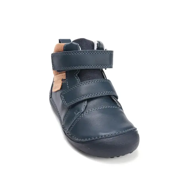 Ghete Barefoot D.D Step, piele naturala, talpa flexibila, bleumarin_A063-52570AM-30_Pebebe