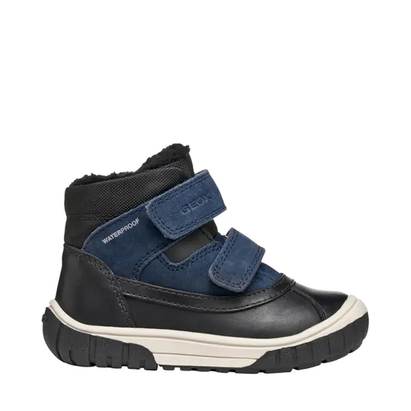 Ghete impermeabile Geox baieti, captuseala din lana si brant termic, bleumarin cu negru, Omar_B462DC-04322-C4429-21_Pebebe