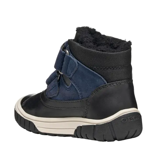 Ghete impermeabile Geox baieti, captuseala din lana si brant termic, bleumarin cu negru, Omar_B462DC-04322-C4429-21_Pebebe