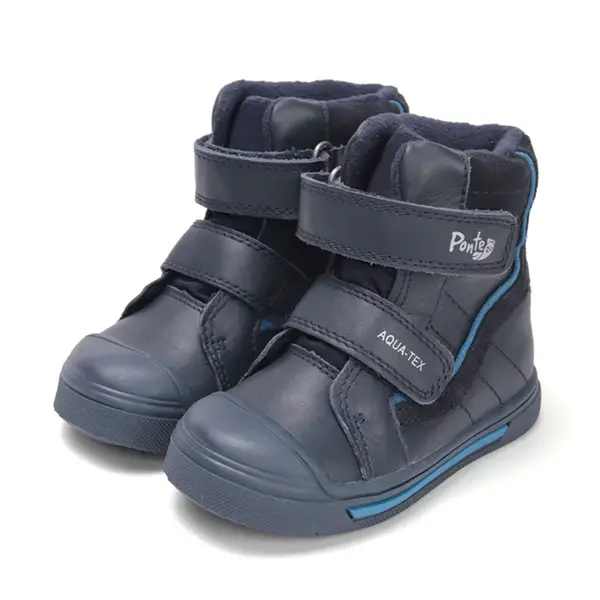 Ghete cu supinatie Ponte20 baieti, impermeabile, piele naturala, captuseala textila, bleumarin_DA06-5-2883-22_Pebebe