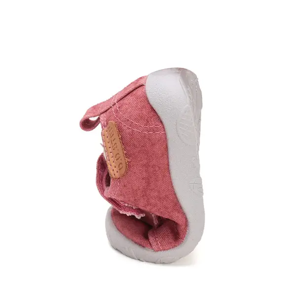 Pantofi copii de interior din material textil, barefoot, talpa flexibila, roz, D.D Step_C086-42881BM-26_Pebebe