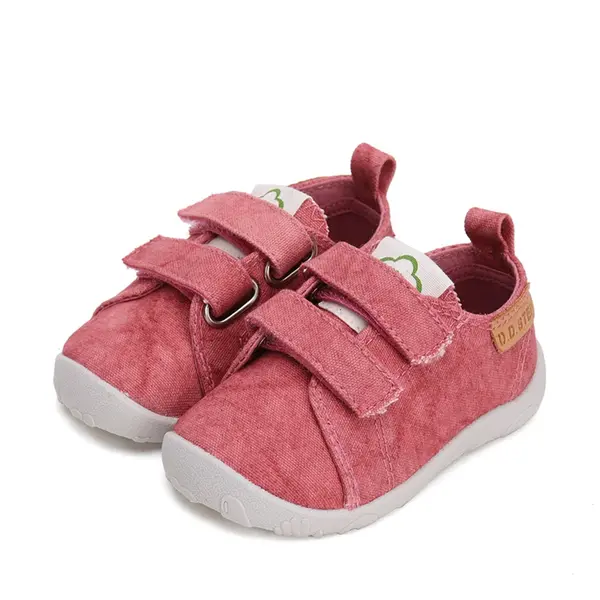 Pantofi copii de interior din material textil, barefoot, talpa flexibila, roz, D.D Step_C086-42881BM-26_Pebebe