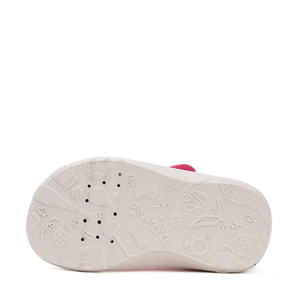 Pantofi copii de interior, barefoot, material textil, decupati, talpa flexibila, roz, D.D Step_C086-51838M-31_Pebebe