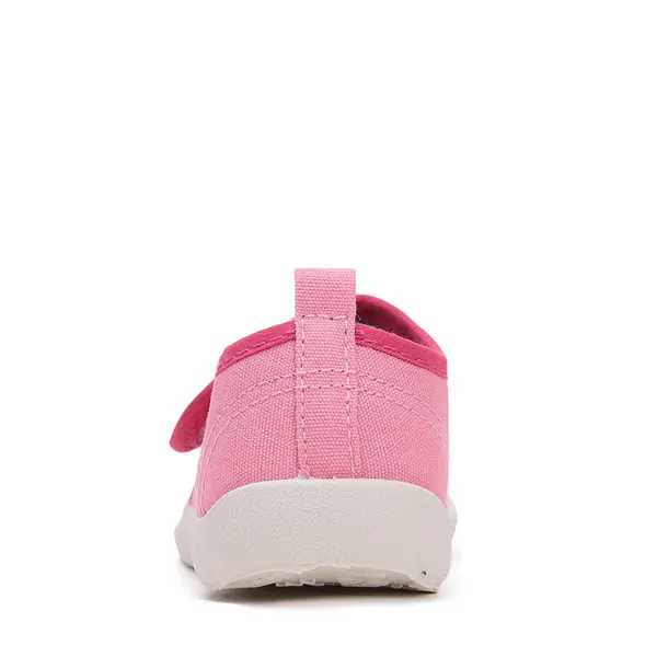 Pantofi copii de interior, barefoot, material textil, decupati, talpa flexibila, roz, D.D Step_C086-51838M-31_Pebebe