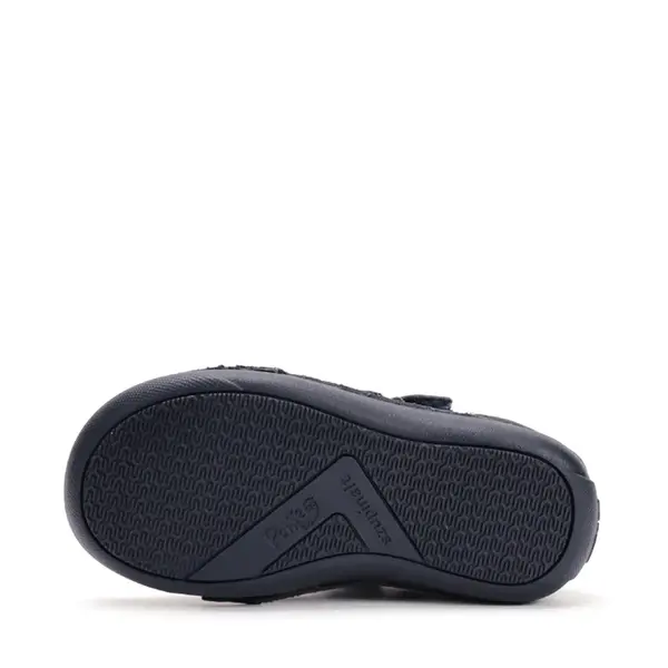 Pantofi din piele naturala cu supinatie pentru copii, bleumarin cu ninja, Ponte20_DA03-5-2854AM-29_Pebebe
