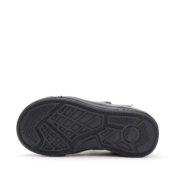 Pantofi din piele naturala, talpa flexibila, D.D Step fete, gri sidef cu inimioare_S040-52547M-25_Pebebe