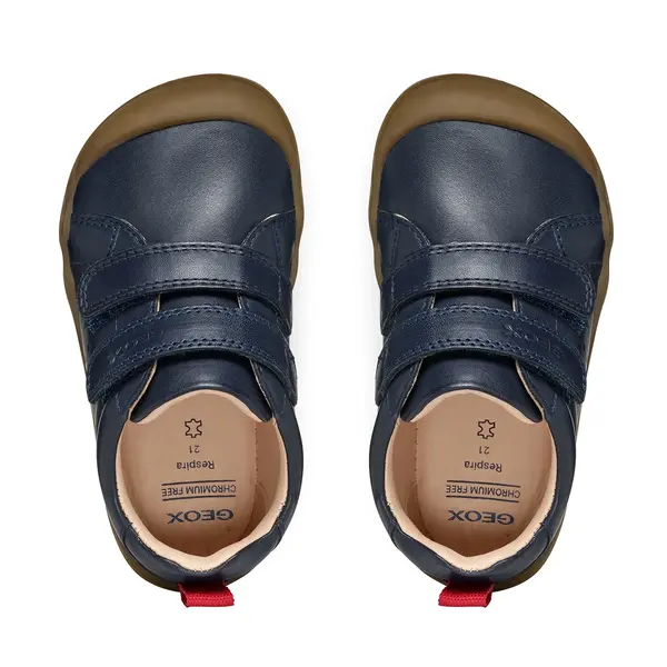 Pantofi Geox baieti, Barefoot, piele naturala, Steppieup, bleumarin_B465WA-00085-C4002-20_Pebebe