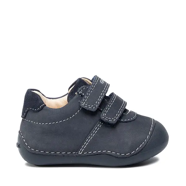 Pantofi primii pasi Geox, piele naturala, talpa flexibila, Tutim bleumarin_B9439A-00032-C4064-19_Pebebe
