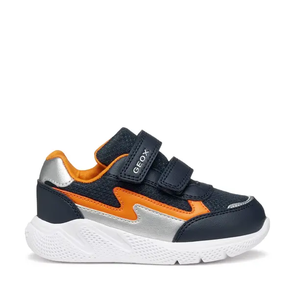 Pantofi sport Geox baieti, material textil, talpa flexibila, Sprintye, bleumarin_B564UC-0BC14-C0659-21_Pebebe