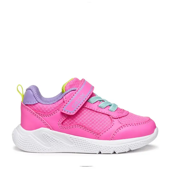 Pantofi sport Geox fete, material textil, talpa flexibila, Sprintye, fuchsia_B564TB-0BC14-C8L8E-23_Pebebe
