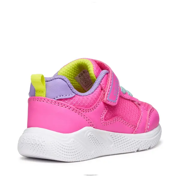 Pantofi sport Geox fete, material textil, talpa flexibila, Sprintye, fuchsia_B564TB-0BC14-C8L8E-21_Pebebe