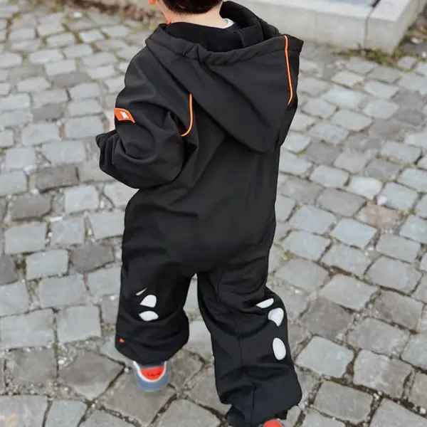 Salopeta softshell negru baieti – impermeabila, rezistentă la vant | YLIR_5000219000650_Pebebe