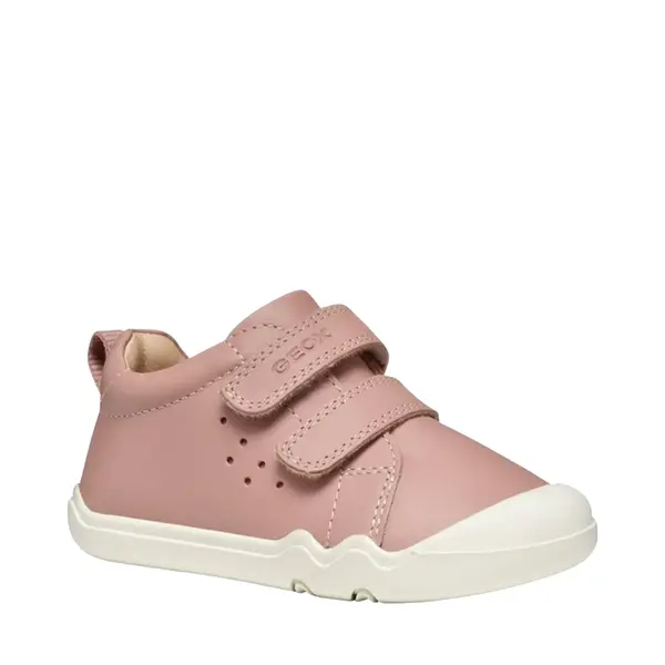 Pantofi Geox fete, Barefoot, piele naturala, Steppieup, roz_B4663A-00085-C8011-23_Pebebe