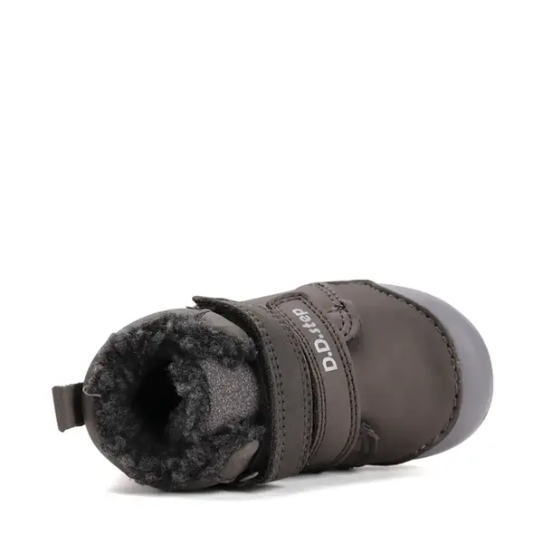 Ghete D.D.Step baieti, piele naturala, imblanite, khaki, dinozaur_W066-52525B-20_Pebebe
