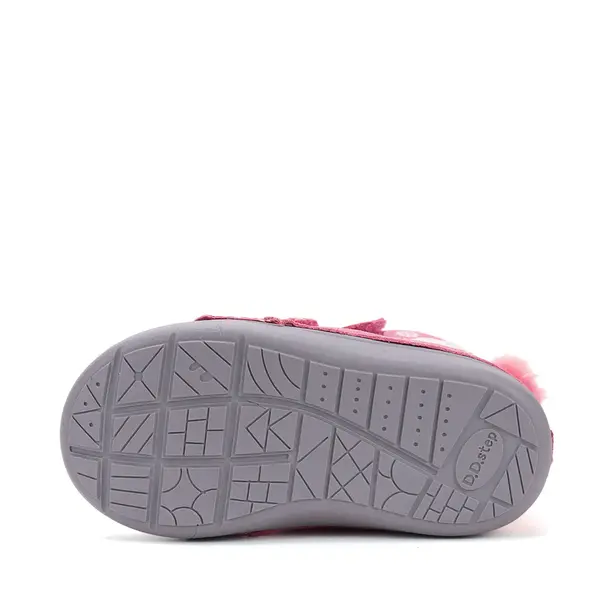 Ghete D.D.Step fete, piele naturala, imblanite, roz sidef, Bamby_W066-52733B-24_Pebebe