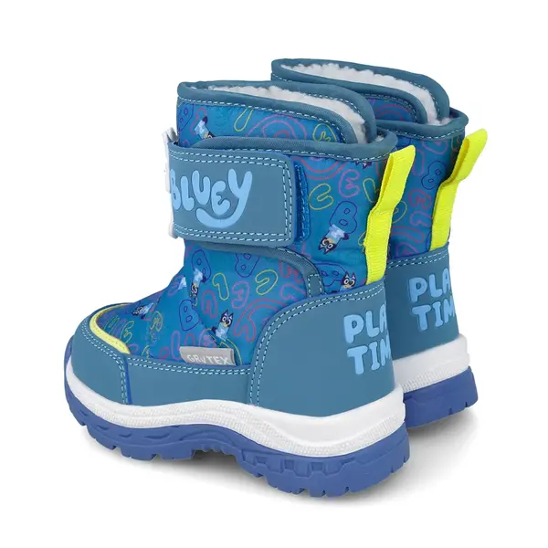 Ghete Garvalin colecția Bluey, impermeabile, imblanite, albastru_251890-A008-22_Pebebe