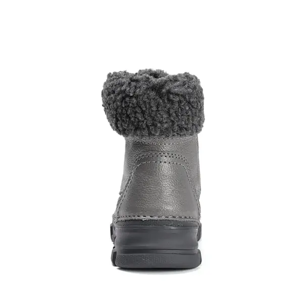 Ghete îmblănite D.D Step, înalte, piele naturală, gri sidef_W056-52456CM-26_Pebebe