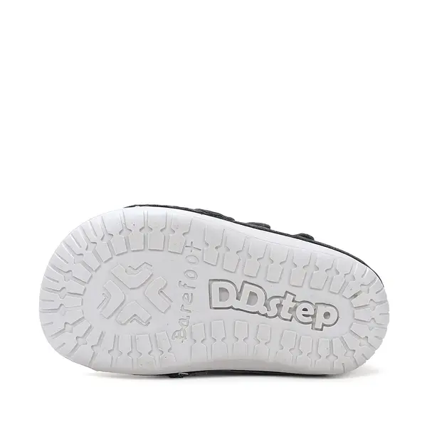 Pantofi Barefoot D.D. Step baieti, piele naturala, primii pasi, bleumarin design cătel_S070-61533B-20_Pebebe