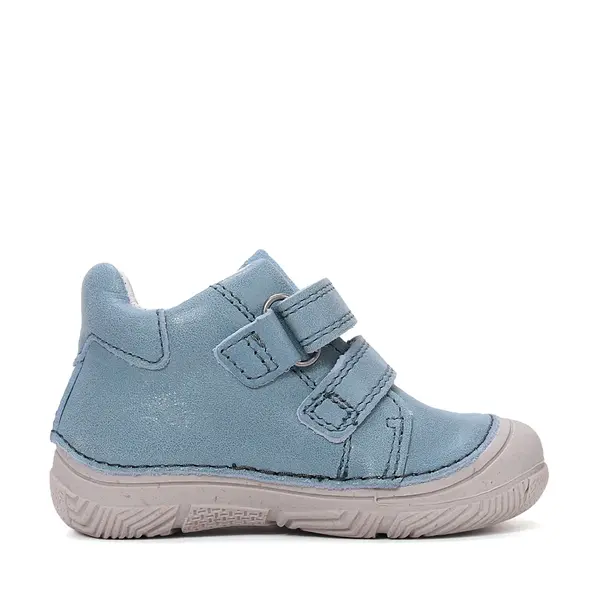 Pantofi D.D Step baieși, piele naturală, captuseală din piele, talpă flexibilă, albastru_S082-61125B-22_Pebebe