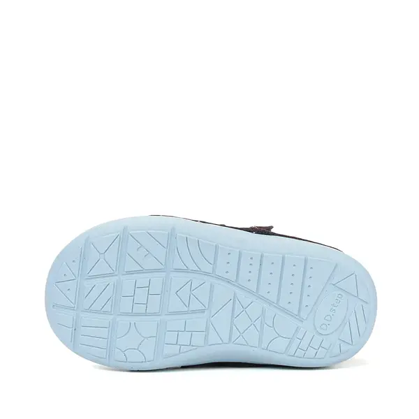 Pantofi D.D. Step baieți, piele naturală, primii pași, talpa felxibilă, gri deschis, design Baseball_S066-61414B-22_Pebebe