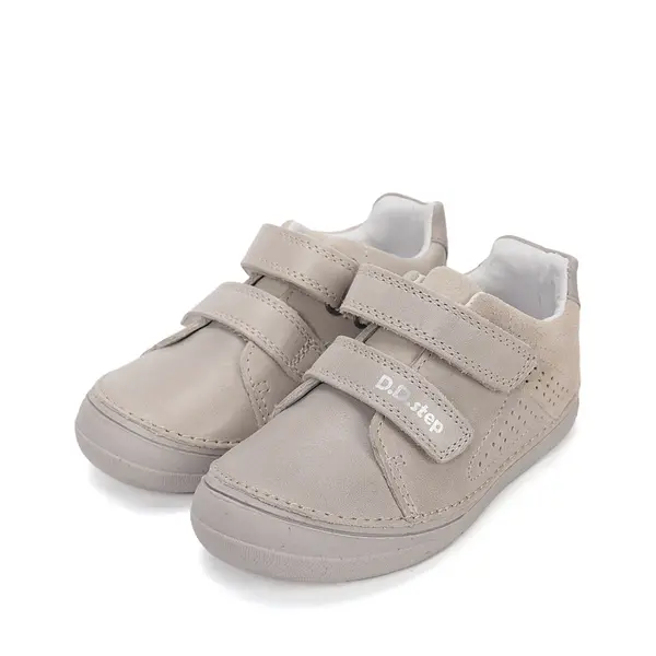 Pantofi D.D Step fete, piele naturala, talpa flexibila, crem_S078-61177FM-29_Pebebe