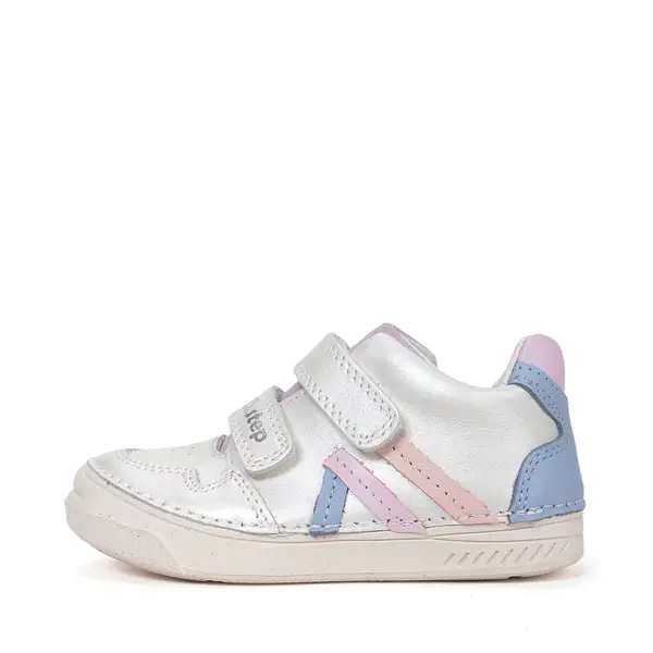 Pantofi D.D Step fete, piele naturala, talpă flexibilă alb_S040-61252DM-26_Pebebe