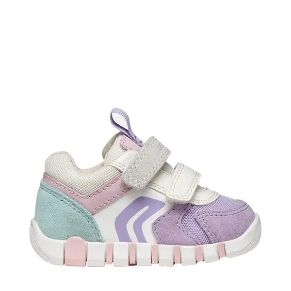 Pantofi Geox fete, piele naturala,  brant antibacterian, Geox Respira, Iupidoo, lila_B3558C-02214-C8Q1Z-18_Pebebe