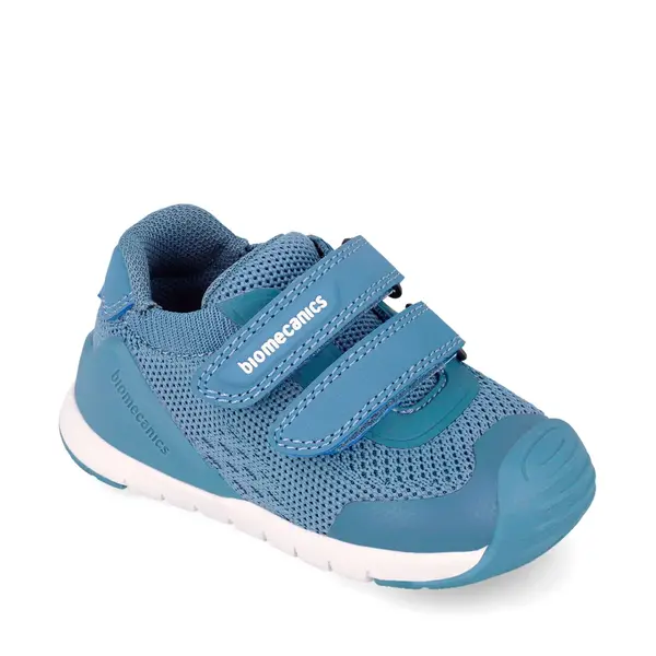 Pantofi Sport Biomecanics Baieti, Biogateo Sneaker, material textil, Albastru_262136-B556-19_Pebebe
