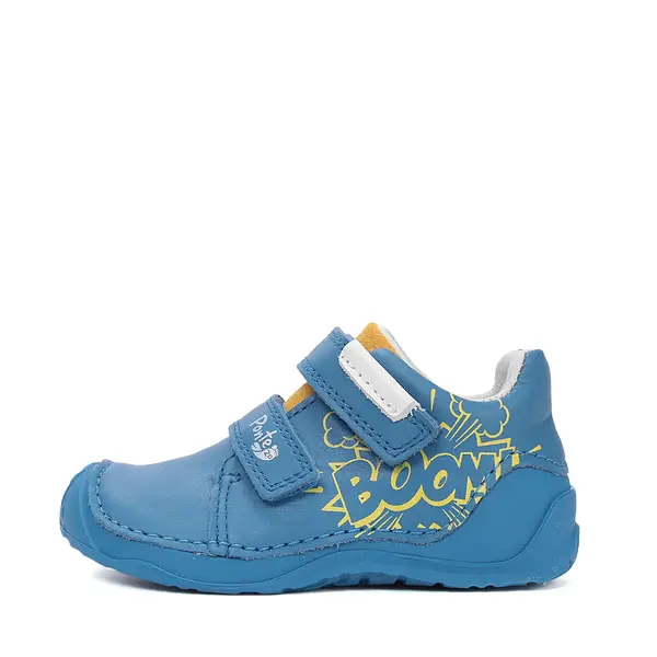 Pantofi din piele naturala cu supinatie pentru băieți, Ponte20, albastru_DA03-6-1956A-23_Pebebe