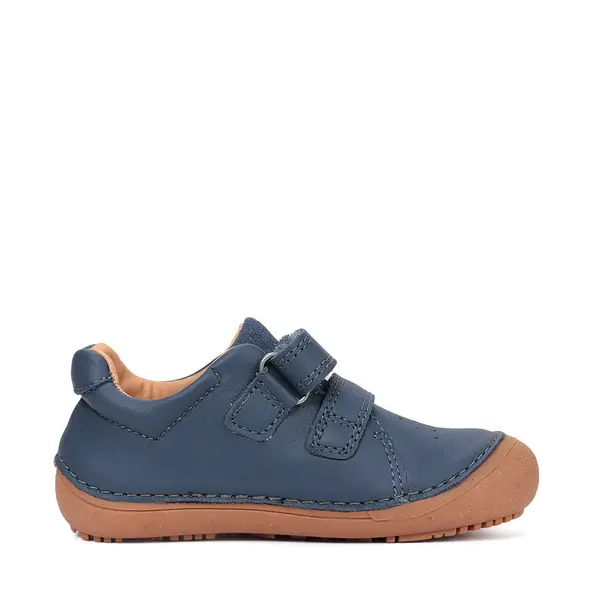 Pantofi barefoot D.D.Step, băieți, piele naturală, talpa flexibila, bleumarin_S063-61983M-30_Pebebe