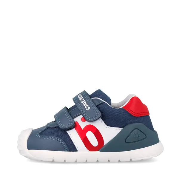Pantofi Sport Biomecanics, Băieței, Biogateo Casual , Piele și material Textil – Albastru Navy_262121-A556-21_Pebebe