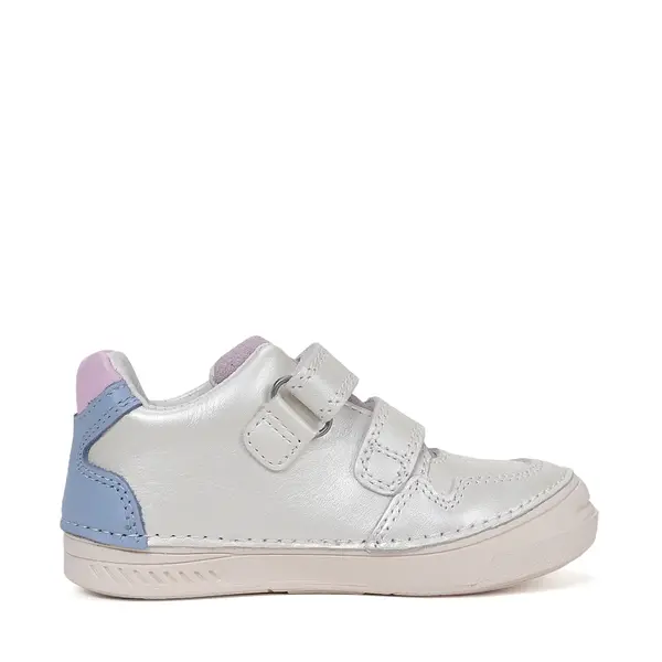 Pantofi D.D Step fete, piele naturala, talpă flexibilă alb_S040-61252DM-29_Pebebe