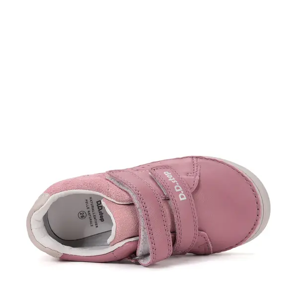 Pantofi D.D Step fete, piele naturala, talpa flexibila, lila_S078-61177CM-29_Pebebe