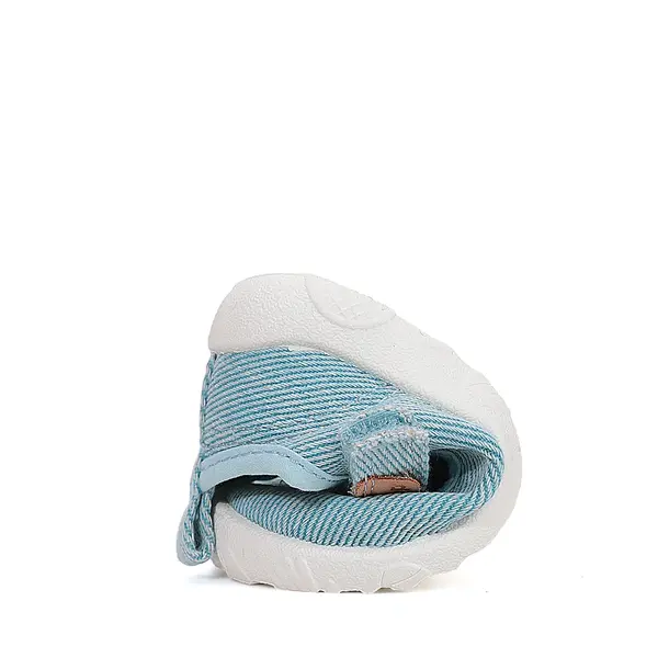 Pantofi de interior pentru copii, decupati, material textil, talpa flexibila, albastru, D.D Step_C086-61089M-30_Pebebe