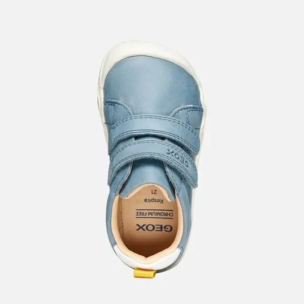 Pantofi Geox baieti, Barefoot, piele naturala, Steppieup, albastru_B465WA-000CL-C4017-27_Pebebe