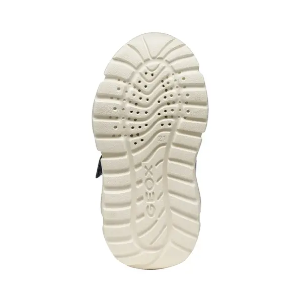 Pantofi Geox Baieti, piele naturala,  brant antibacterian, Geox Respira, Ciufciuf, alb, albastru_B455RB-0FU22-C0652-21_Pebebe