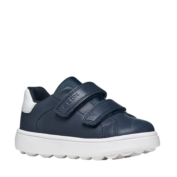 Pantofi Geox baieti, piele naturala, brant antibacterian, MiniCub, bleumarin_B656TA-0CL54-C4002-20_Pebebe