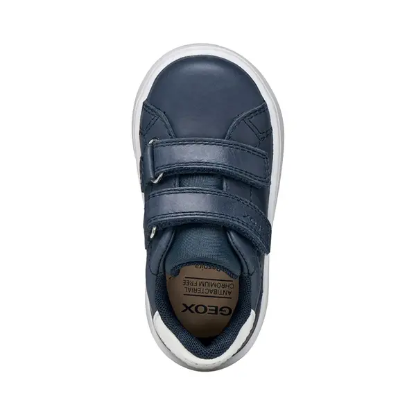Pantofi Geox baieti, piele naturala, brant antibacterian, MiniCub, bleumarin_B656TA-0CL54-C4002-20_Pebebe