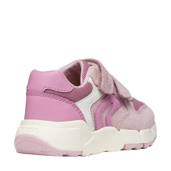 Pantofi Geox Fete, piele naturala, brant antibacterian, Flexyper mini, roz_B656NA-01422-C8314-21_Pebebe