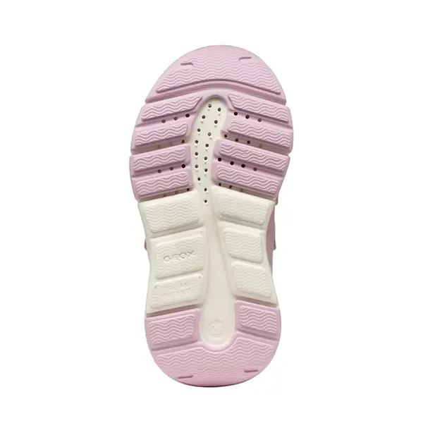 Pantofi Geox Fete, piele naturala, brant antibacterian, Flexyper mini, roz_B656NA-01422-C8314-21_Pebebe