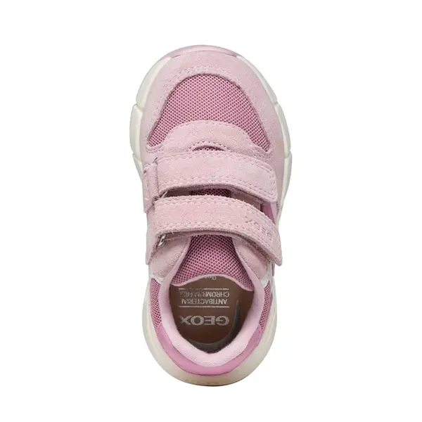 Pantofi Geox Fete, piele naturala, brant antibacterian, Flexyper mini, roz_B656NA-01422-C8314-20_Pebebe