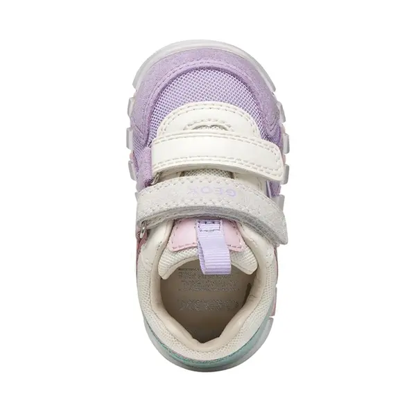 Pantofi Geox fete, piele naturala,  brant antibacterian, Geox Respira, Iupidoo, lila_B3558C-02214-C8Q1Z-18_Pebebe