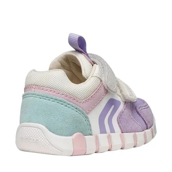 Pantofi Geox fete, piele naturala,  brant antibacterian, Geox Respira, Iupidoo, lila_B3558C-02214-C8Q1Z-18_Pebebe