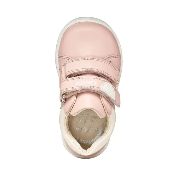 Pantofi Geox fete, piele naturala, talpa felexibila, Macchia, roz_B164PA-00085-C8W1M-18_Pebebe